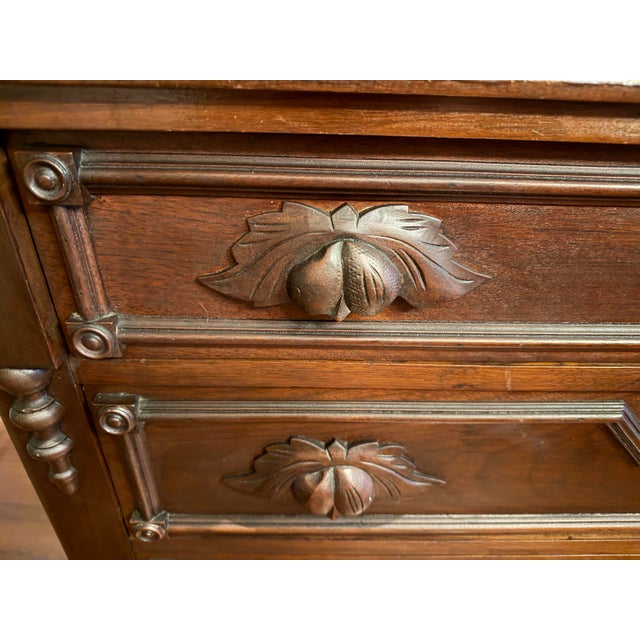 Antique Walnut C1880-1890 Dresser For Sale - Image 10 of 10