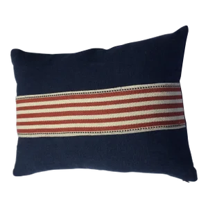 Somersell Corbata Nautical Navy Blue Small Patriotic Red, White and Blue Pillow