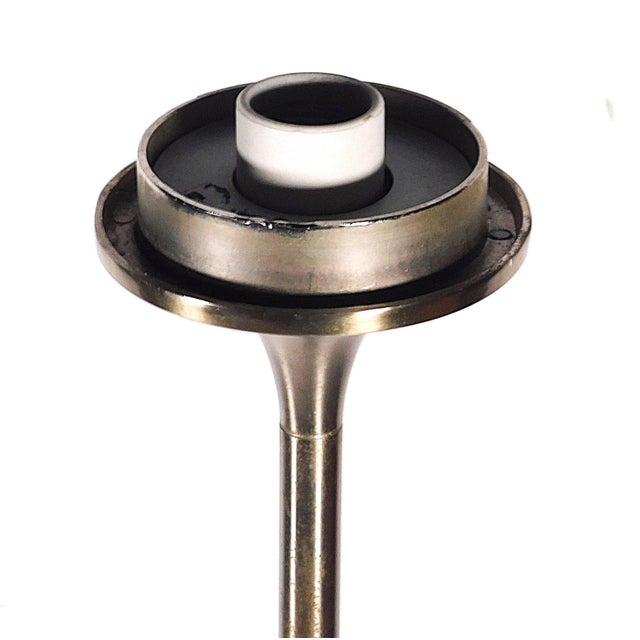 Mid-Century Laurel Mushroom Floor Lamp, c. 1960s, with original fully intact frosted mushroom form shade, chrome body,...