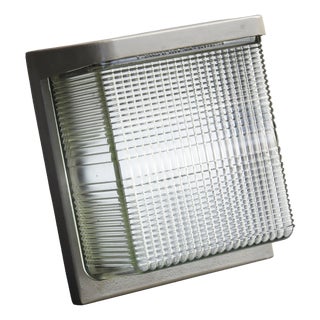 Vintage Industrial Wall Light from Holophane, France, 1950s For Sale