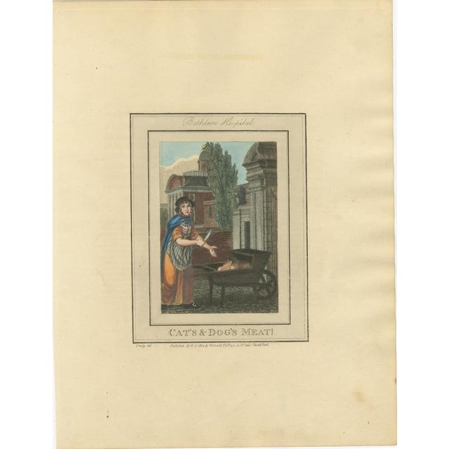 Cats and Dogs Meat, Bethlem Hospital, Cries of London, 1804 For Sale - Image 3 of 7