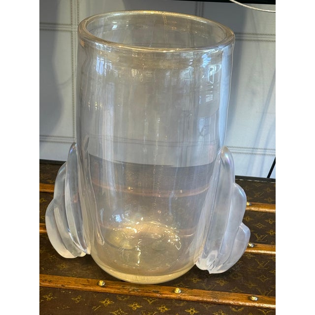 Venetian Gilt and Iridescent Glass Vase, 1980s For Sale - Image 9 of 16