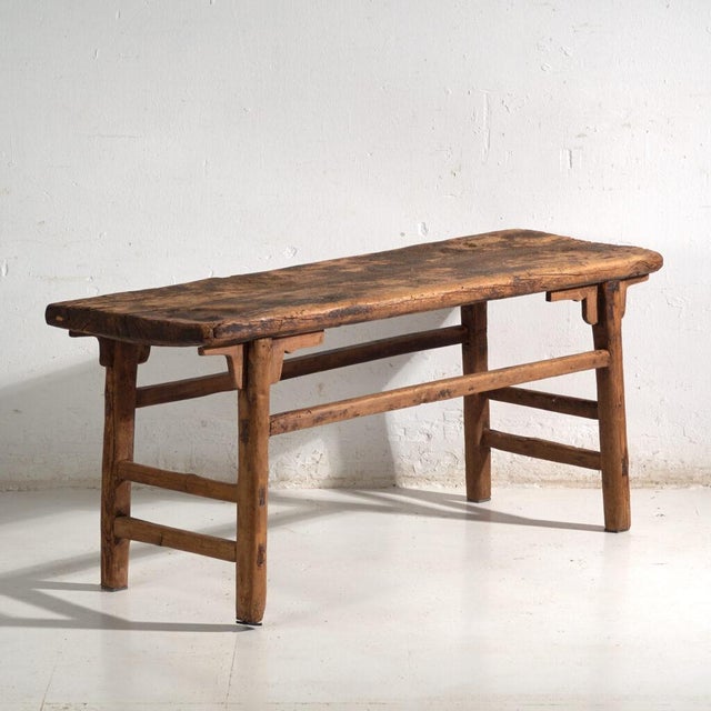 Low Console Table in Pine, China, 1900 For Sale - Image 11 of 11