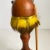 Mid Century Danish Modern 1960s Teak Viking Figurine Leather Fur Gnome Statue For Sale - Image 6 of 9