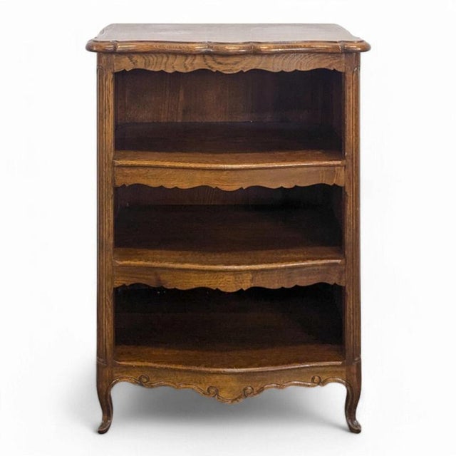 Small Low Louis XV Library in Oak For Sale - Image 5 of 5