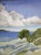 Contemporary Central Coast California Pacific 11x14 Art Lynne French Seascape Landscape For Sale - Image 3 of 4