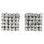 Vintage 18K White Gold Diamond Clip-On Earrings, 5 Carats For Sale