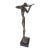Vintage Brutalist Diego Giacometti Style Bronze Figurine For Sale