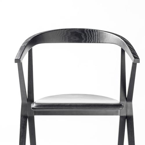 Grcic B Chair in Black Leather by Konstantin for BD Barcelona For Sale - Image 4 of 11