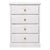 Late 20th Century Solid Pine 4-Drawer Dresser in Our Signature Coastal Breeze Finish For Sale