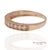 Contemporary 14k 585 Solid Rose Gold Side Engraving Natural Diamond Band Ring, Size 8 For Sale - Image 3 of 12