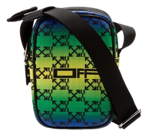 Off White by Virgil Abloh Monogram Cross Body Multicolor & Black Bag Unisex New