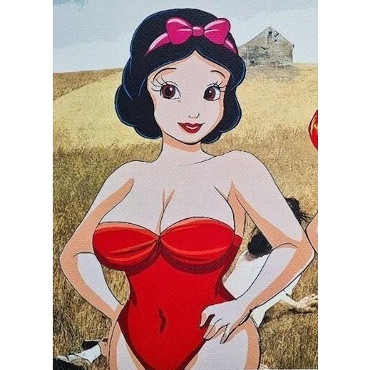 Early 21st Century Death Nyc - Snow White & Arielle- Limited Edition With Certificate For Sale - Image 5 of 10