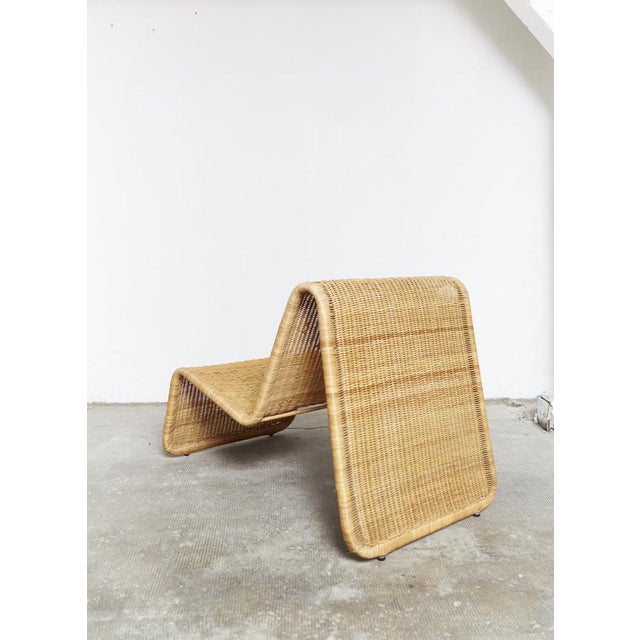 Mid-Century Modern Vintage Rattan Hestra Lounge Chair from Ikea, 1982 For Sale - Image 3 of 12