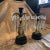 Mid 19th Century French Empire Metal Marble and Gilt Ormolu Eagle Crystal Luster Candle Holders - a Pair For Sale - Image 4 of 12