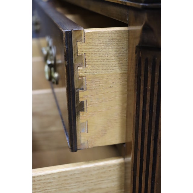 Brown Late 20th Century Kittinger Mahogany Bachelor Chest – Colonial Williamsburg Collection For Sale - Image 8 of 12