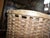 Antique Tall Splint Oak Woven Cane Gathering Basket For Sale - Image 10 of 10