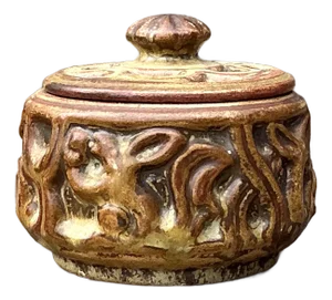 Vintage Original Studio Pottery Lidded Bowl