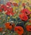 Textile Babken Kolozian - Red Poppy Field 1979-Original Armenian Mid-Century Oil Painting For Sale - Image 7 of 13