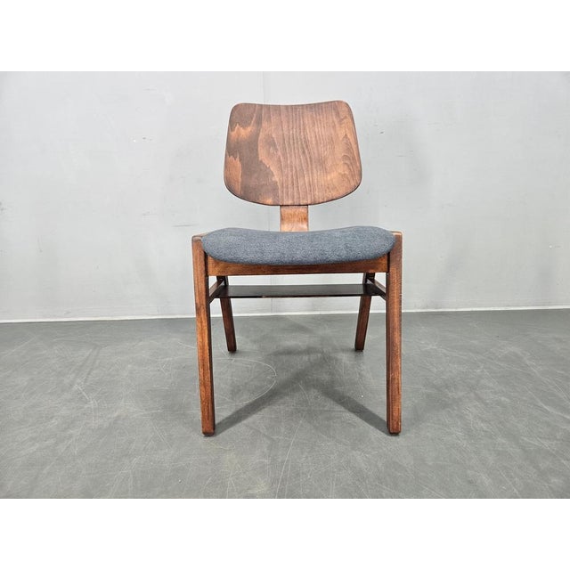 Cees Braakman Midcentury Modern Dining Chairs by Cees Braakman for Raak, 1960s For Sale - Image 4 of 17
