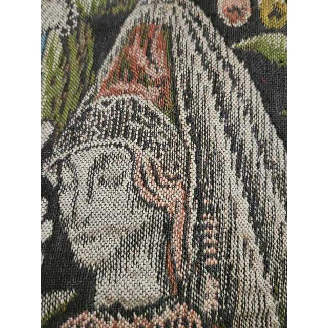 Large Medieval Renaissance Gothic Flemish Vorwerk Biblical Tapestry from Vorwerk, 1960s For Sale - Image 18 of 18