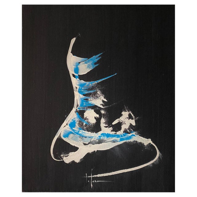 Stefano, Surf, Oil on Canvas, 2023 For Sale