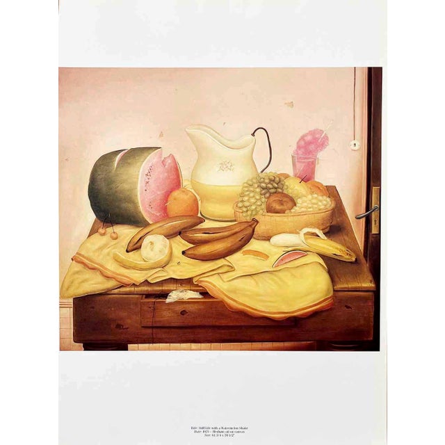 Title: Stillife With a Watermelon Shake Artist: Fernando Botero Country: Colombia Medium: Offset – Quadrichromie 30 Marks:...