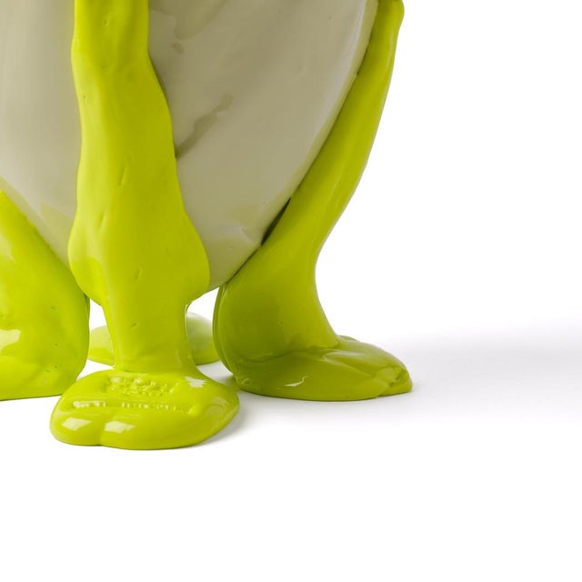 Clear Vase in Clear Bottle Green by Gaetano Pesce for Fish Design For Sale - Image 16 of 18