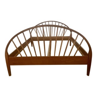 1970s Queen Bed Frame by Jespersen For Sale