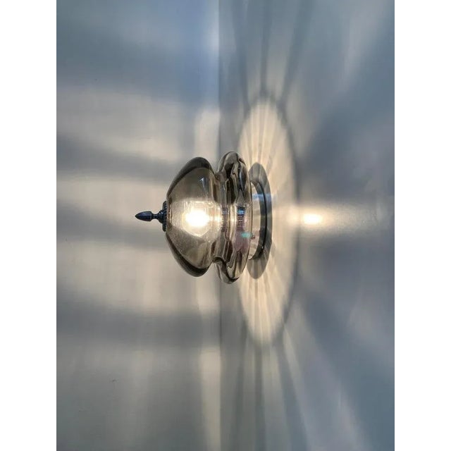 Mid-Century Modern Glass Wall Lamp from Glashütte Limburg, Germany, 1960s For Sale - Image 15 of 18