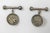 Chinese Early 20th Century Chinese Export Silver Hallmarked Cufflinks For Sale - Image 3 of 6