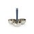 Contemporary Lucena Nickel & Leather Condiment Set For Sale - Image 3 of 3