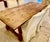 Early 20th Century Antique Italian Trestle Table in Walnut With Iron Stretcher For Sale - Image 5 of 6