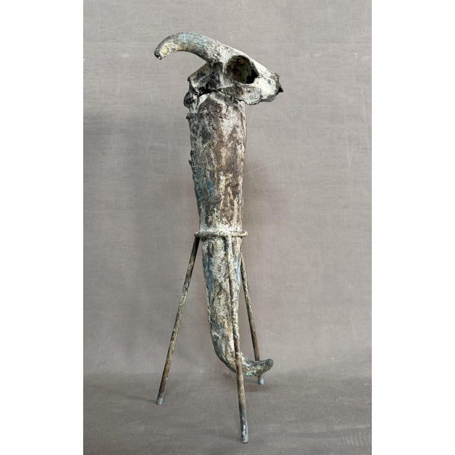 Jaume Plensa, Penagos Prize Sculpture, 1989, Bronze For Sale - Image 13 of 13
