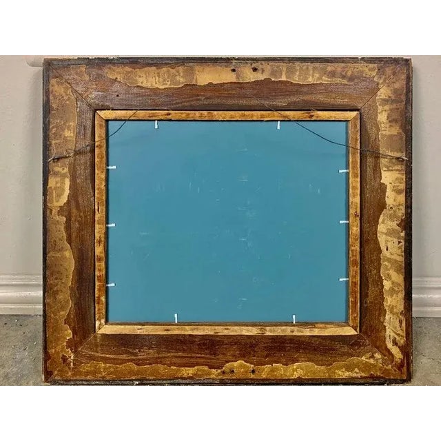 English 19th Century English Wall Mirror, Faux Tortoiseshell Frame, Giltwood For Sale - Image 3 of 8