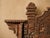 Vintage Moroccan Hand-Carved Wood Architectural Mirror For Sale - Image 6 of 13
