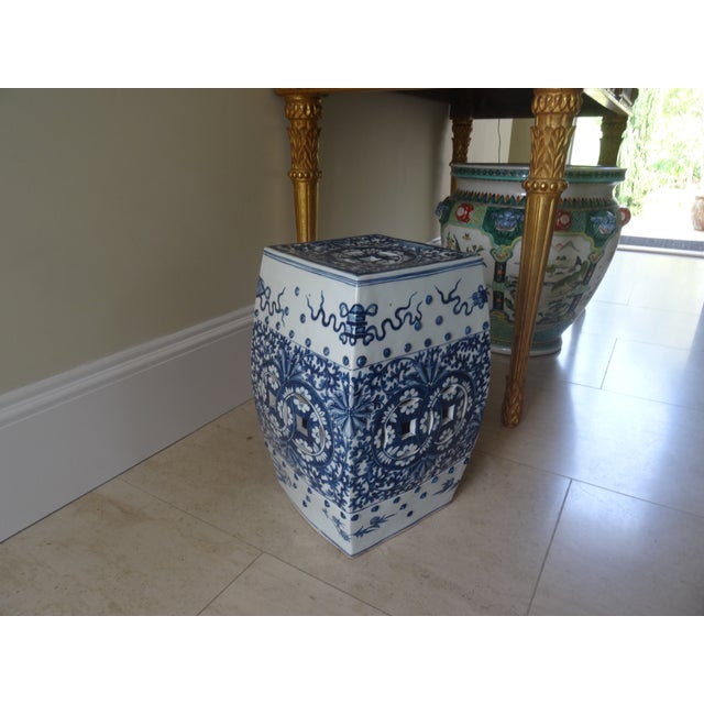 Vintage Chinese Garden Seat For Sale - Image 9 of 9