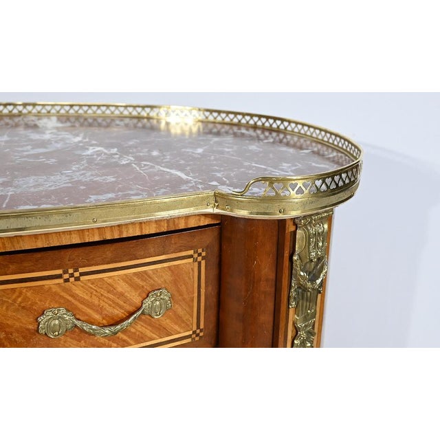 Wood Louis XIV Wooden Rognon Dresser For Sale - Image 7 of 18