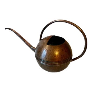 Round Copper Watering Can For Sale