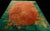 Wool Knotted Antique Chinese - Art Deco 1920s Coral Room Size Rectangle Rug, Circa Date: 1920s. This exceptional example...
