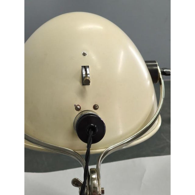 Gold Bauhaus Adjustable Table Lamp by Hanau, Czechoslovakia, 1930s For Sale - Image 8 of 16