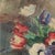 Carlo Cherubini, Anemones, Oil on Canvas For Sale - Image 5 of 11