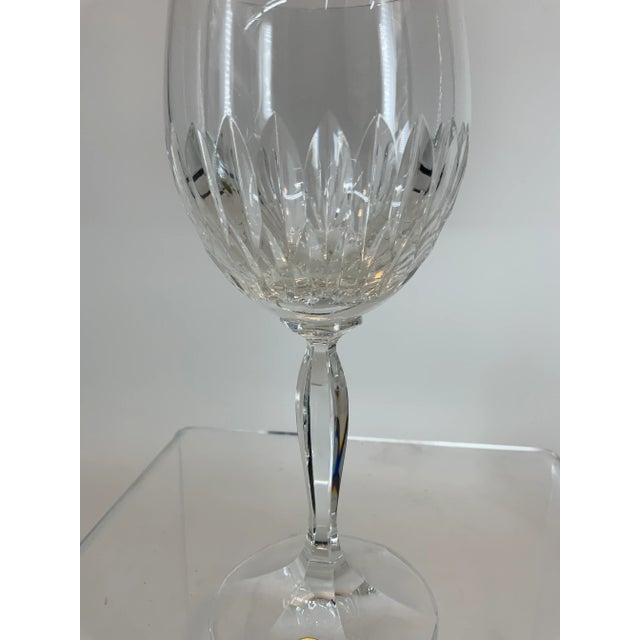 Glass Set of 4 Vintage Echt Bleikristall Germany Cristal Wine Glasses For Sale - Image 7 of 8