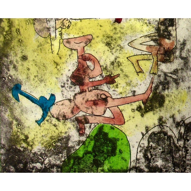Roberto Matta "Centre Noeuds" Planche #9 1974 Original Print For Sale In San Francisco - Image 6 of 6