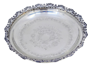 Silver Fruit Bowl with Wire Rack