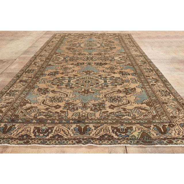 Vintage Persian Bakhtiari Rug, 05'02 X 09'11 For Sale - Image 9 of 10