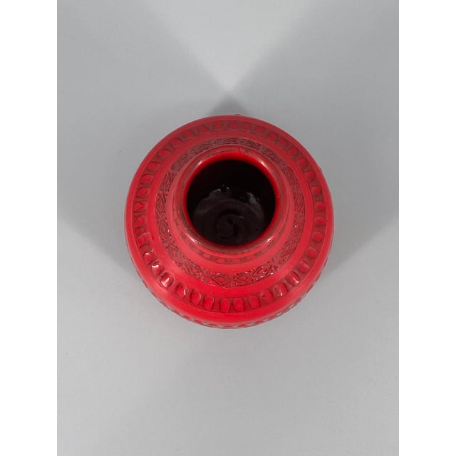 1960s Rimini Rosso Vase by Aldo Londi for Bitossi, Italy, 1960s For Sale - Image 5 of 15