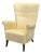 Danish High Back Wing Lounge Chair, 1950s For Sale