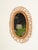 Large Oval Mirror in Bamboo, Rattan and Wicker by Franco Albini, Italy, 1970s For Sale - Image 10 of 11