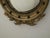 Early 20th Century English 1900s Silver Gilt Convex Girandole Bullseye Mirror with Eagle Motif For Sale - Image 5 of 9